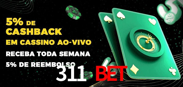 Promoções do cassino ao Vivo 311 bet